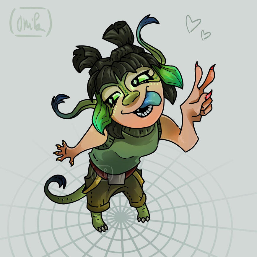 Art Example – perspective practice (fanart)