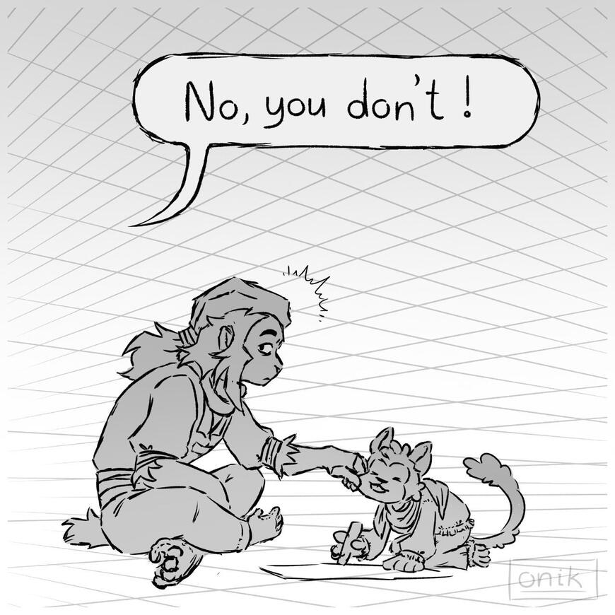 Segment of an (oc) comic