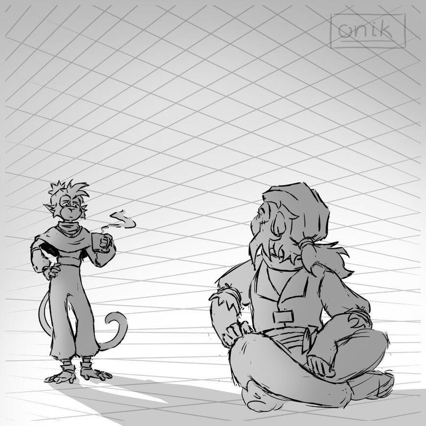 Segment of an (oc) comic